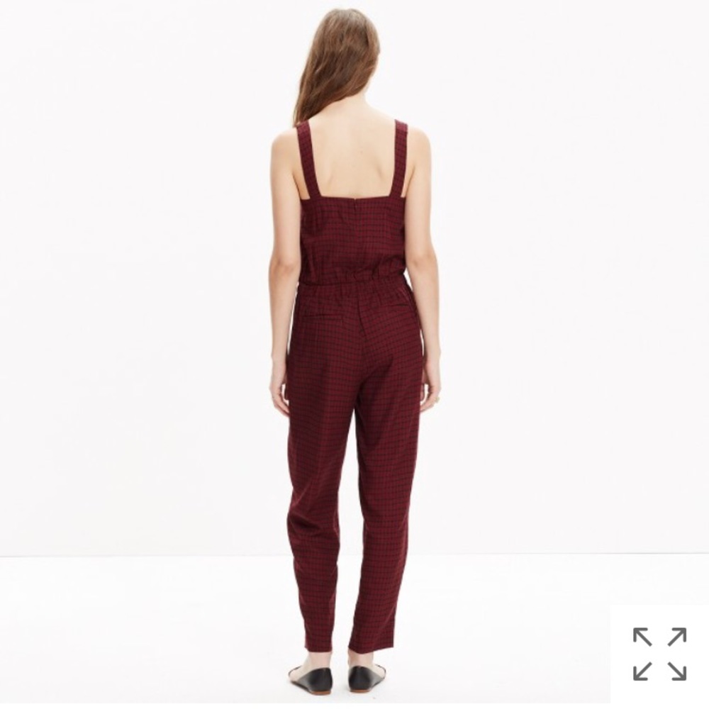 Madewell Tompkins Tank Jumpsuit in Hashtag Stripe - Picture 3 of 10